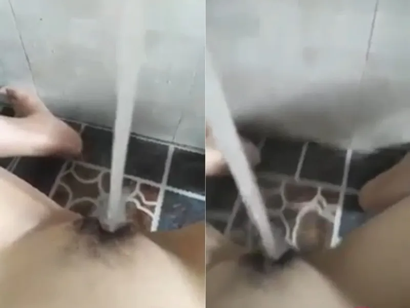 Bạn gái thủ dâm cực mạnh với vòi nước